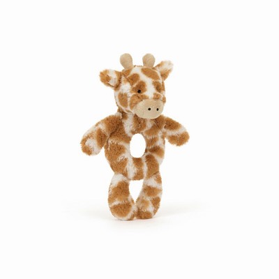 Jellycat Bashful Giraffe Ring Rattle | ZO6803194